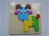 drevené puzzle - kozička č