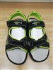 čierno-zelené sandále na suchý zips memphis one č 1