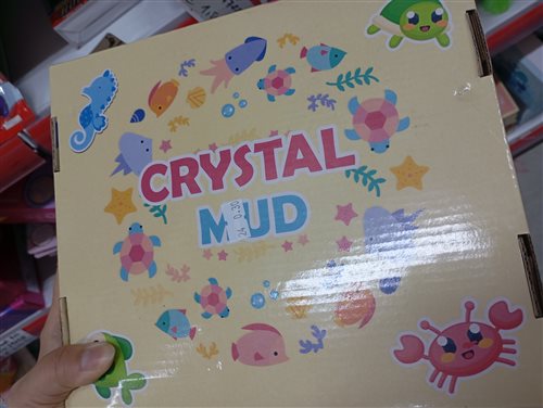 detská hračka - sliz „crystal mud“ 2