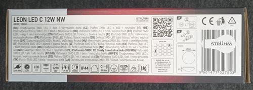 stropné svietidlo strühm, typ leon led c 12w nw, batch 0321swo c 4