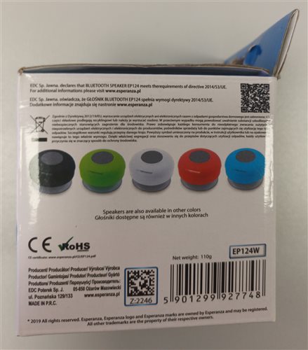 bluetooth reproduktor esperanza®obr