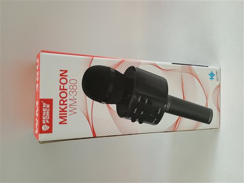 Mikrofón RENEW FORCE® ružový, model/typ: WS-858