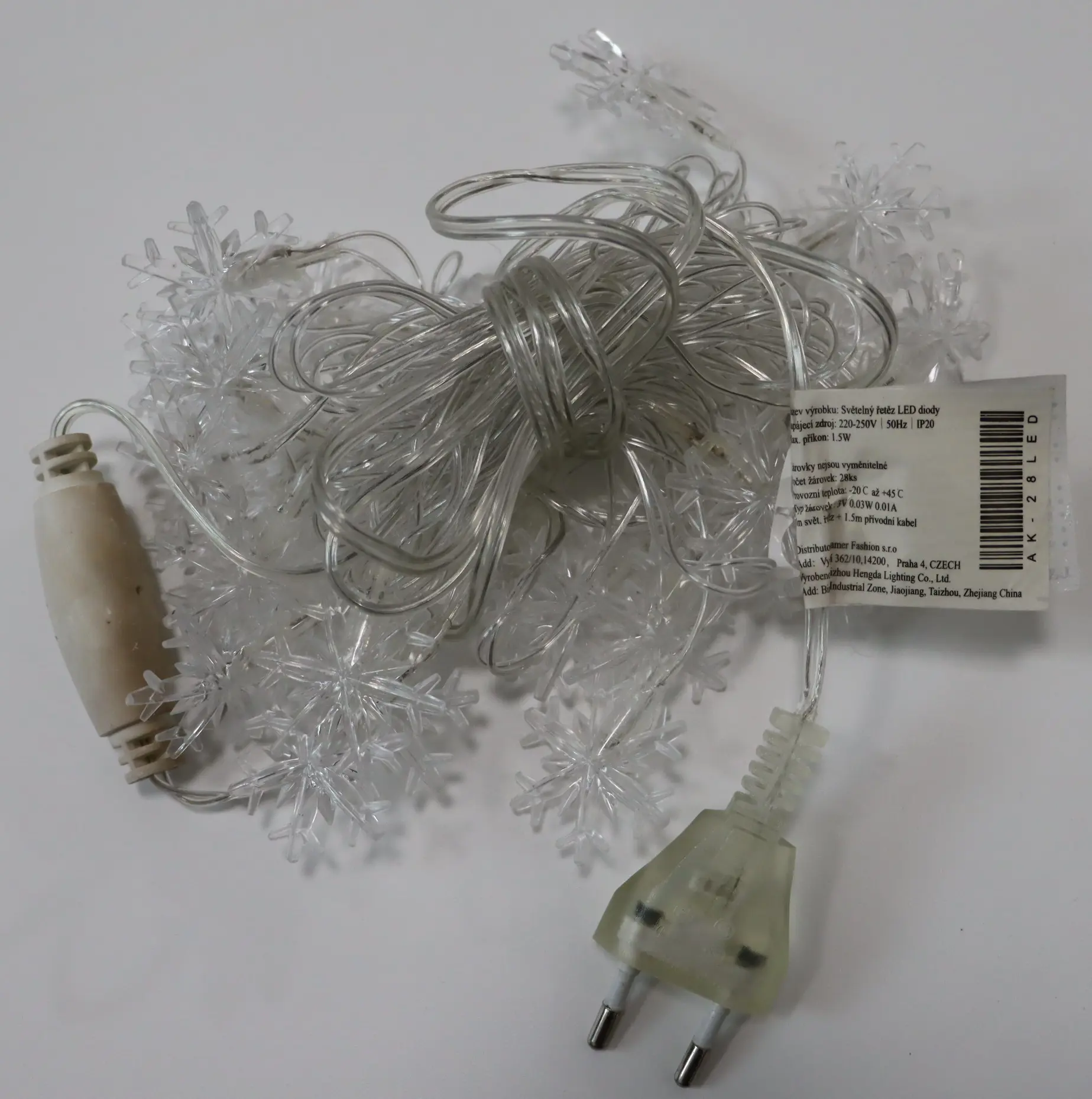 svetelný reťazec ak-28led, 