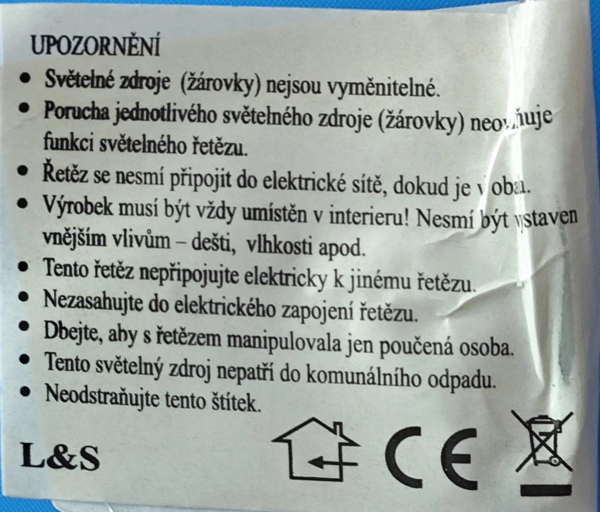 svetelný reťazec ak-28led, 