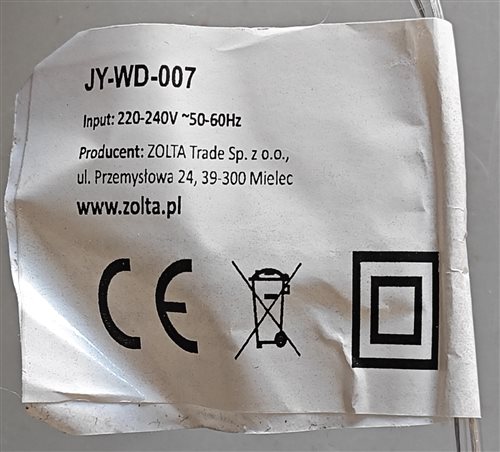 svetelný reťazec modeltyp jy-wd-007 