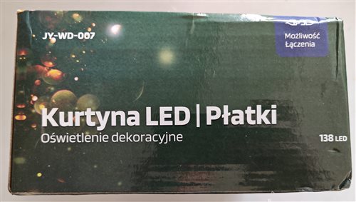 svetelný reťazec modeltyp jy-wd-007 