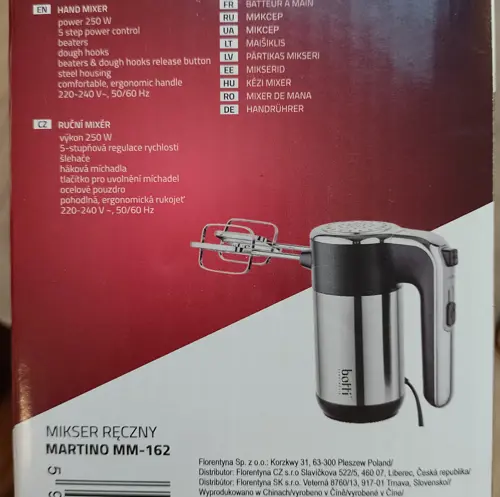Ručný mixér botti®, MODEL: MM-162 obr.4