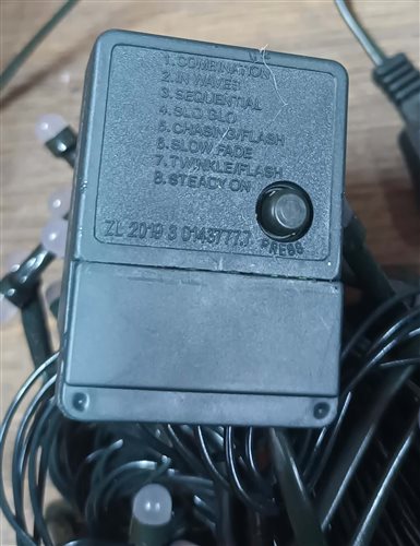 svetelný reťazec item no 100l v8 led-rgb, obr